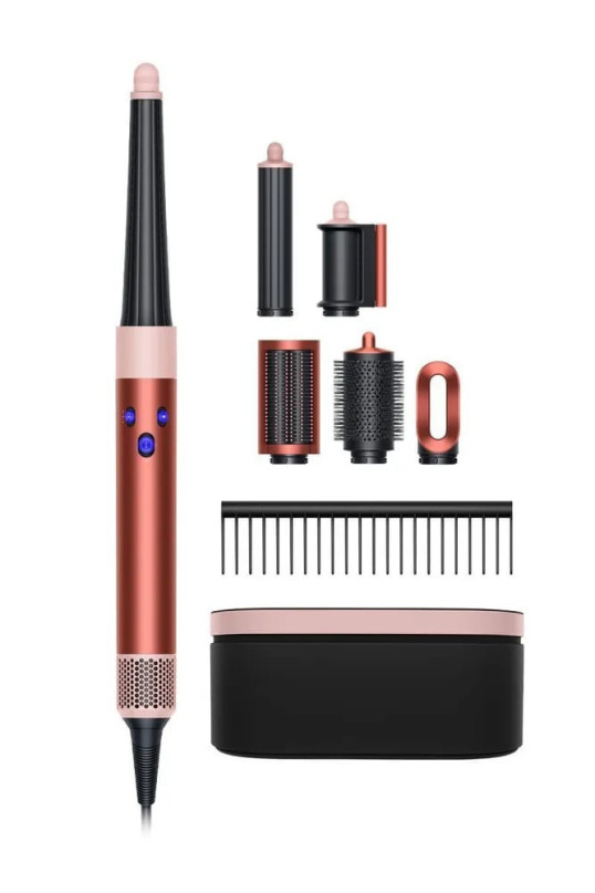 Фен-стайлер Dyson HS 08 Airwrap Complete Long (клубнично-бронзовый/розовый) купить в Беларуси. - Интернет-магазин Dyson. Фото 1