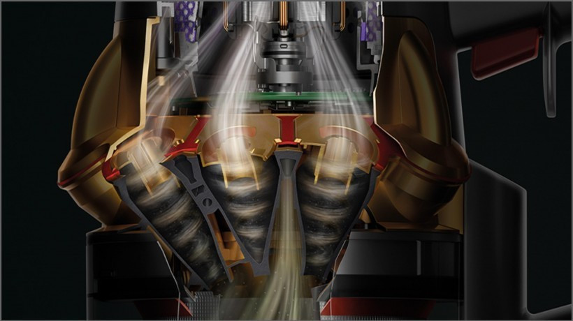 Пылесос Dyson V 15 Total Detect clean SV47 (никель/черный): Технология Root Cyclone™