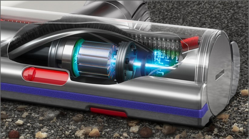 Пылесос Dyson V 15 Total Detect clean SV47 (никель/черный): Адаптируется к любому типу напольных покрытий