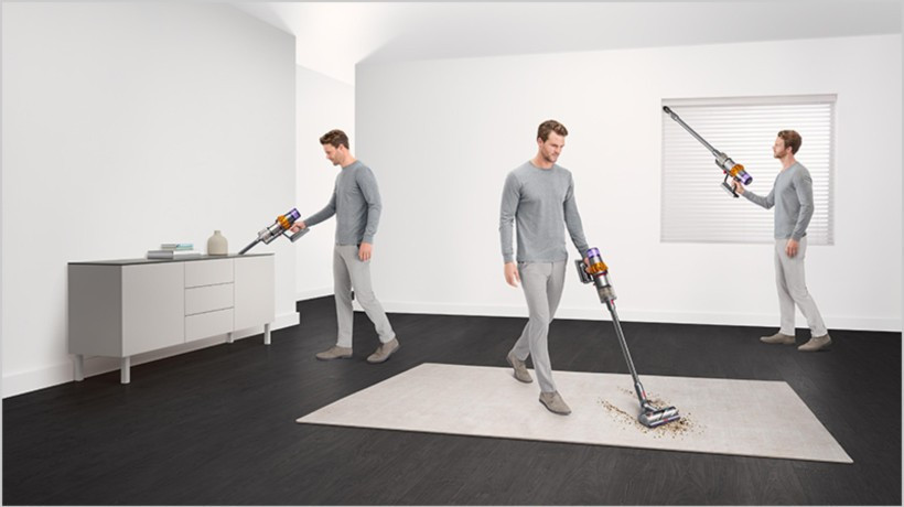 Пылесос Dyson V 15 SV47 Detect Absolute: Уборка от пола до потолка