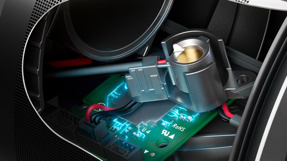 Пылесос Dyson Gen5 Detect Absolute (синий/медный): Пьезодатчик