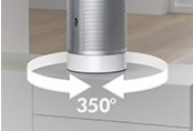 Очиститель воздуха Dyson  Pure  Cool TP05: Угол вращения до 350°