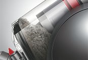 Пылесос Dyson Cinetic Big Ball Parquet 2: Вместительный контейнер большего размера
