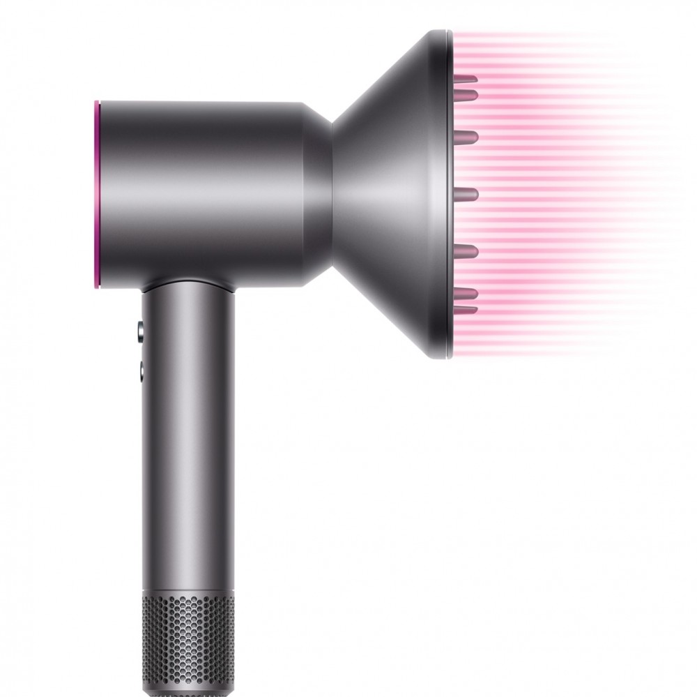 Фен Dyson Supersonic Fuchsia: Усовершенствованный диффузор