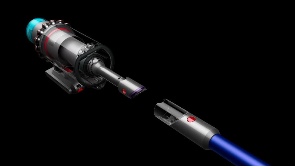 Пылесос Dyson Gen5 Detect Absolute никель/фиолетовый (446989-01): Встроенная насадка для уборки пыли и щелей