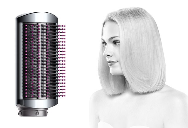 Стайлер Dyson Airwrap фуксия с дорожным чехлом: Мягкая щетка для выпрямления волос