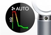 Очиститель воздуха Dyson TP 08 Pure  Cool: Распознает загрязнение