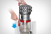 Пылесос Dyson Big Ball Multifloor 2+: Гигиеничная очистка контейнера