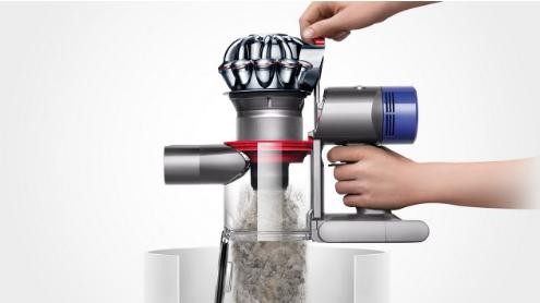 Пылесос Dyson V8 Total Clean: Опустошайте пылесборник гигиенично