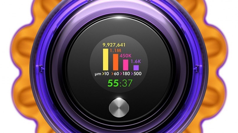 Пылесос Dyson V 15 Absolute: ЖК-дисплей