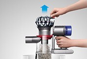 Пылесос Dyson V8 Absolute+: Новая система гигиеничной очистки контейнера