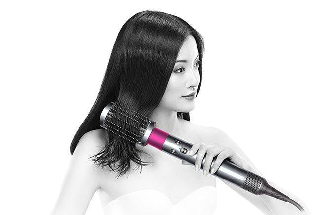 Стайлер Dyson Airwrap с длинными цилиндрическими насадками (розовый/розовое золото): Одновременно сушит и укладывает волосы